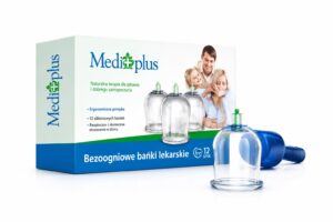 Bańki bezogniowe z pompką Medplus 12 sztuk